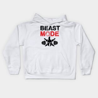 Beast mode training Kids Hoodie